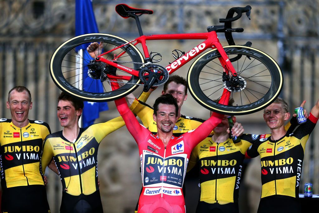              Voltaremos a ver Roglic sorrir assim em Madrid este ano? Foto: Cycling Weekly